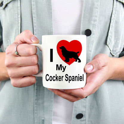 Cocker Spaniel Dog Lover Custom Ceramic Coffee Mug - Mallard Moon Gift Shop