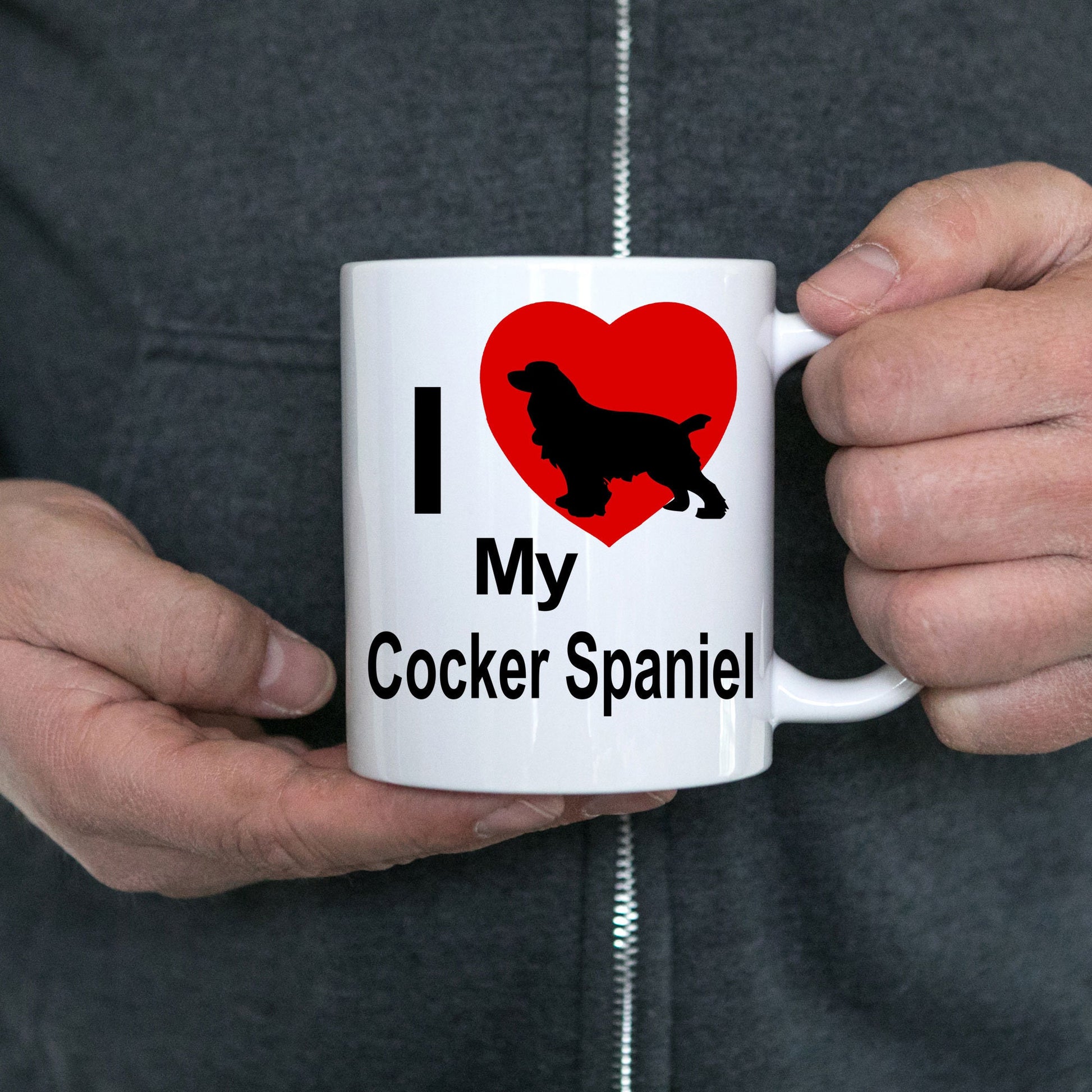 Cocker Spaniel Dog Lover Custom Ceramic Coffee Mug - Mallard Moon Gift Shop