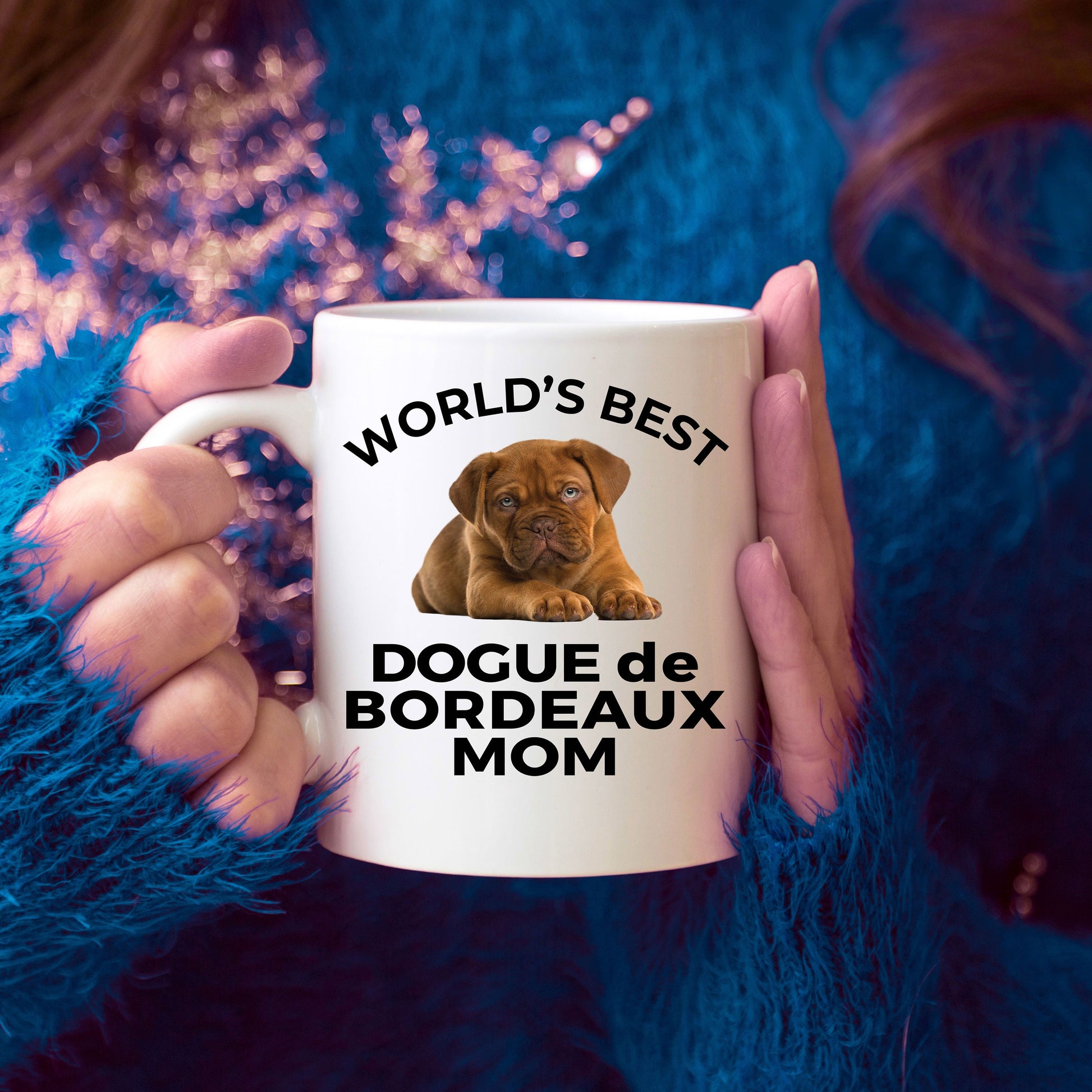 Dogue de Bordeaux Puppy Dog Mom Coffee Mug - Mallard Moon Gift Shop