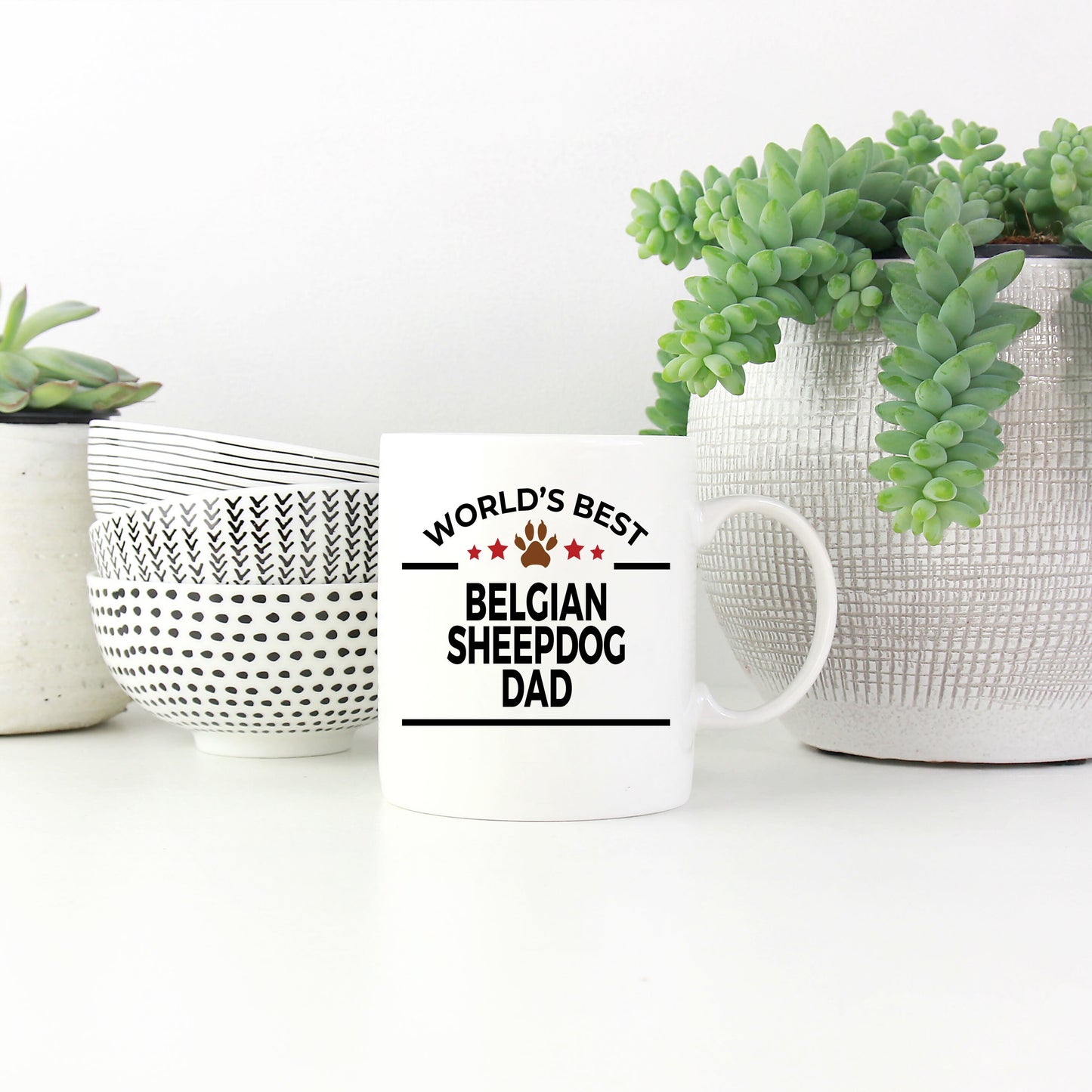 Belgian Sheepdog Dad Mug - Mallard Moon Gift Shop