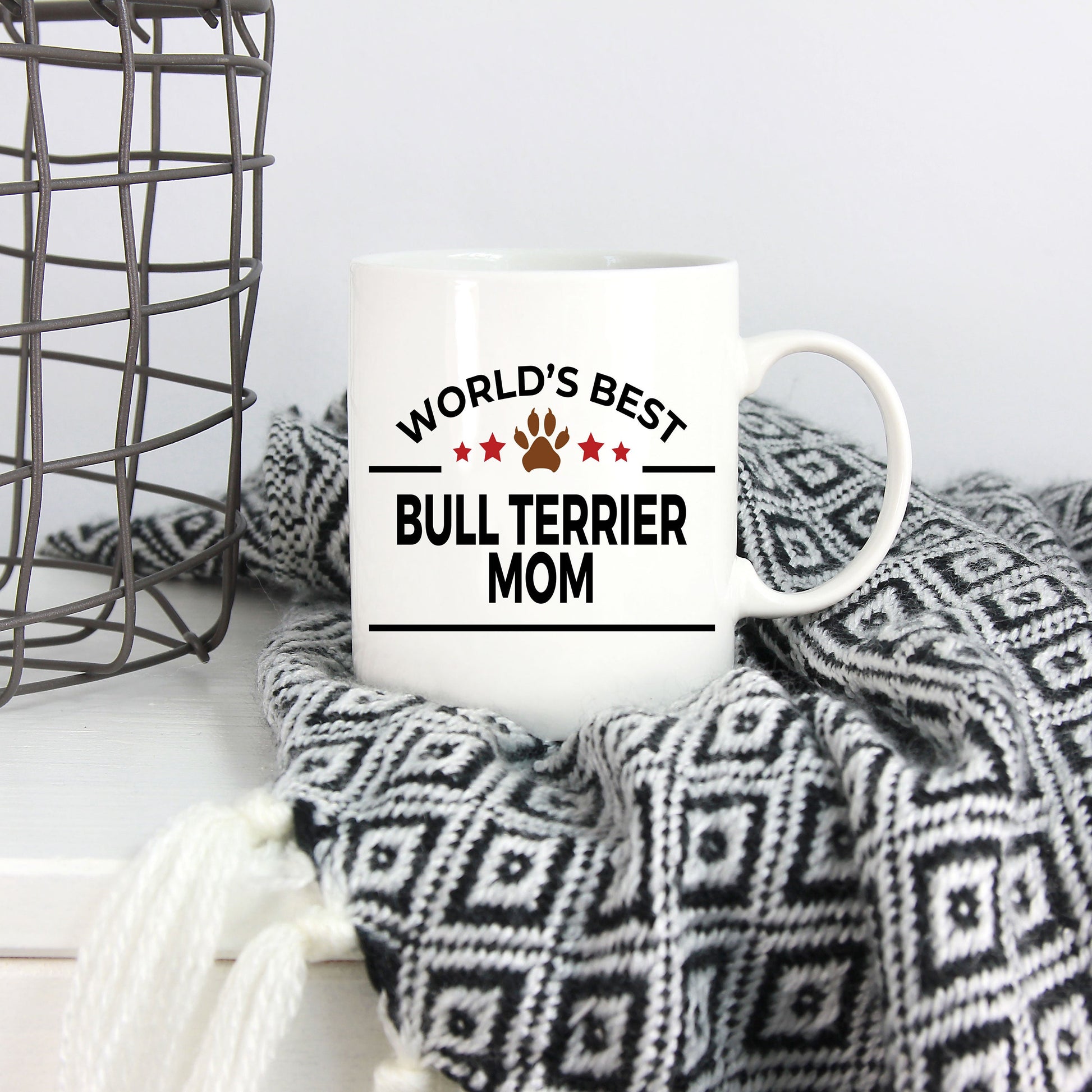 Bull Terrier Dog Mom Mug - Mallard Moon Gift Shop