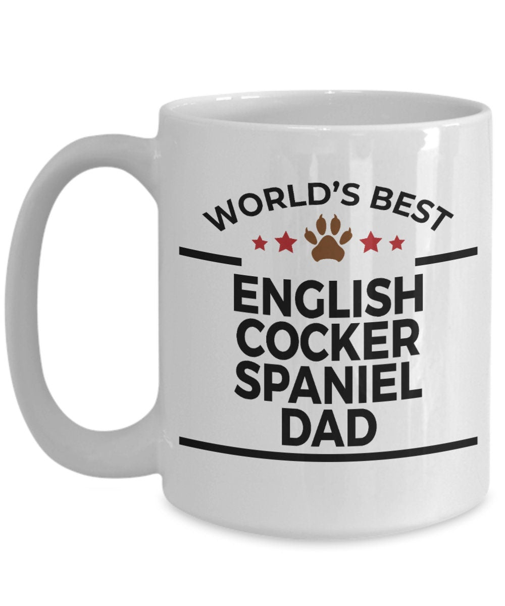 English Cocker Spaniel Dog Dad Mug - Mallard Moon Gift Shop