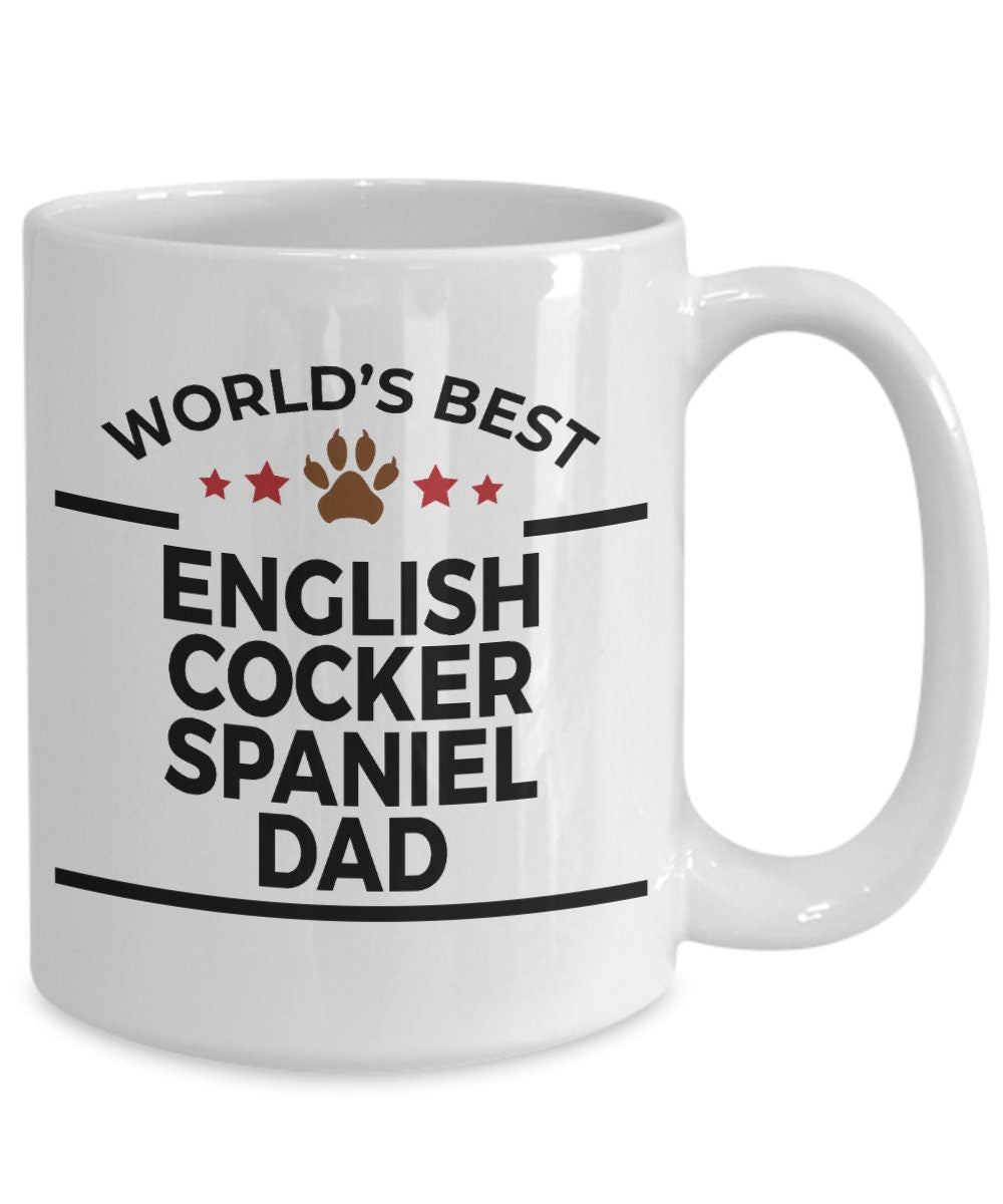 English Cocker Spaniel Dog Dad Mug - Mallard Moon Gift Shop