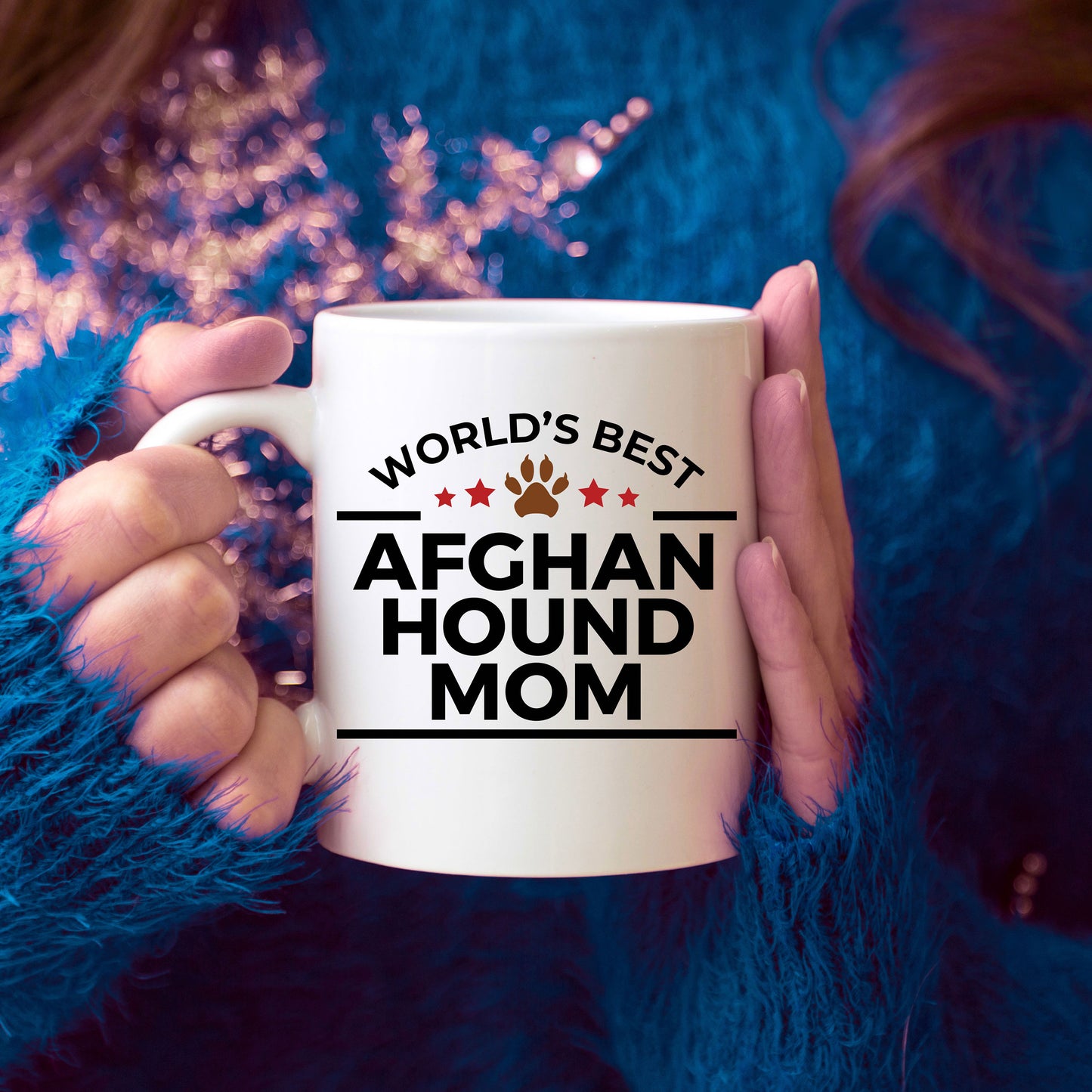 Afghan Hound Dog Mom Mug - Mallard Moon Gift Shop