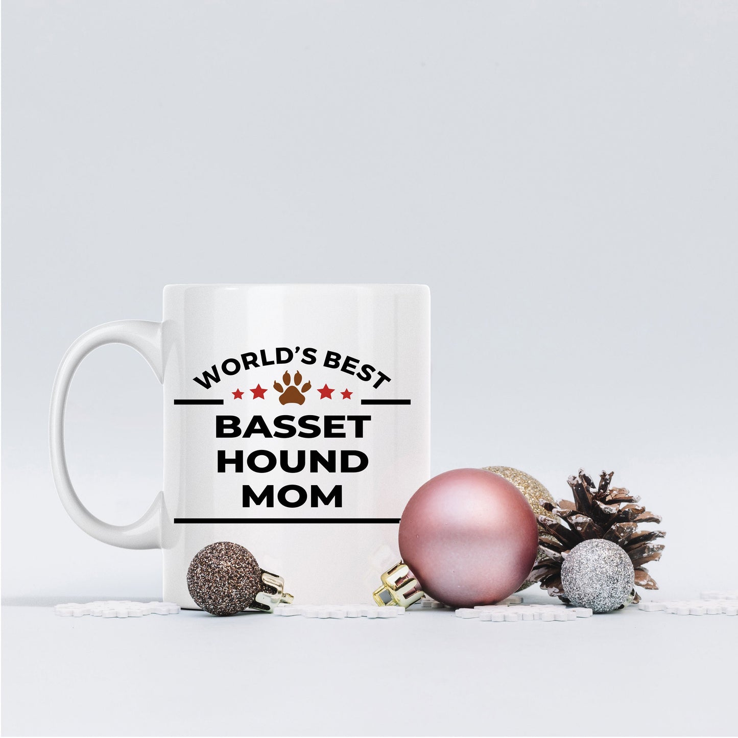 Basset Hound Dog Mom Mug - Mallard Moon Gift Shop