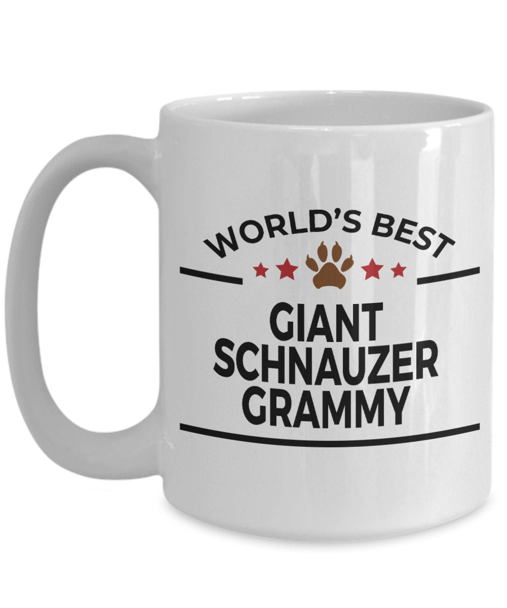 Giant Schnauzer Dog Grammy Mug - Mallard Moon Gift Shop