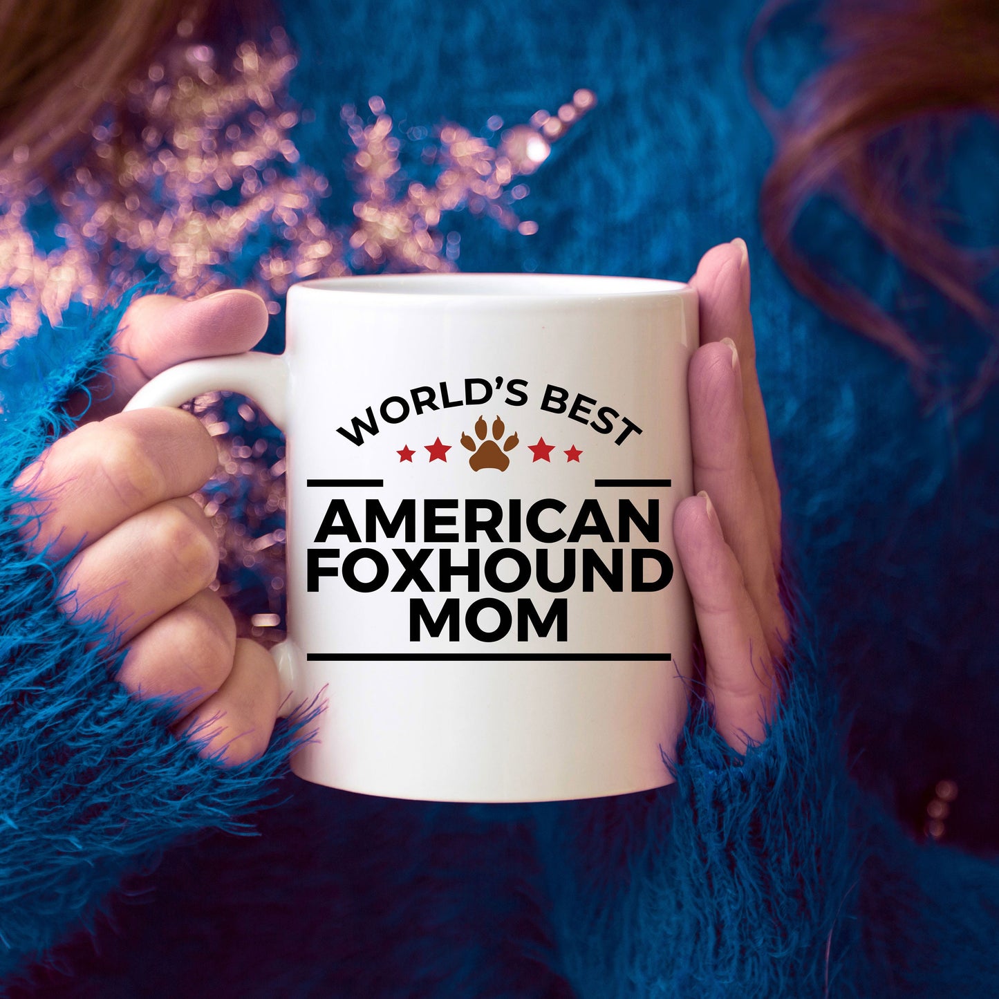 American Foxhound Dog Mom Coffee Mug - Mallard Moon Gift Shop