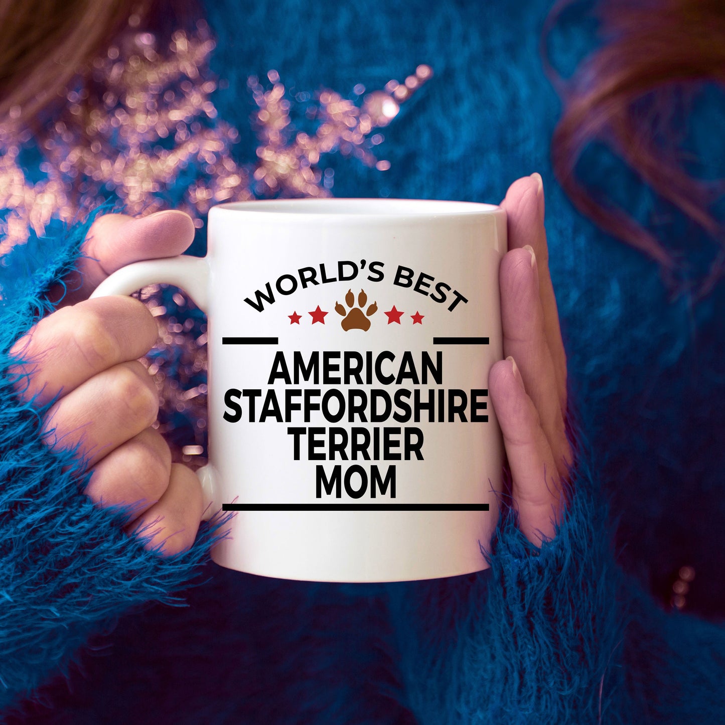 American Staffordshire Terrier Dog Mom Mug - Mallard Moon Gift Shop