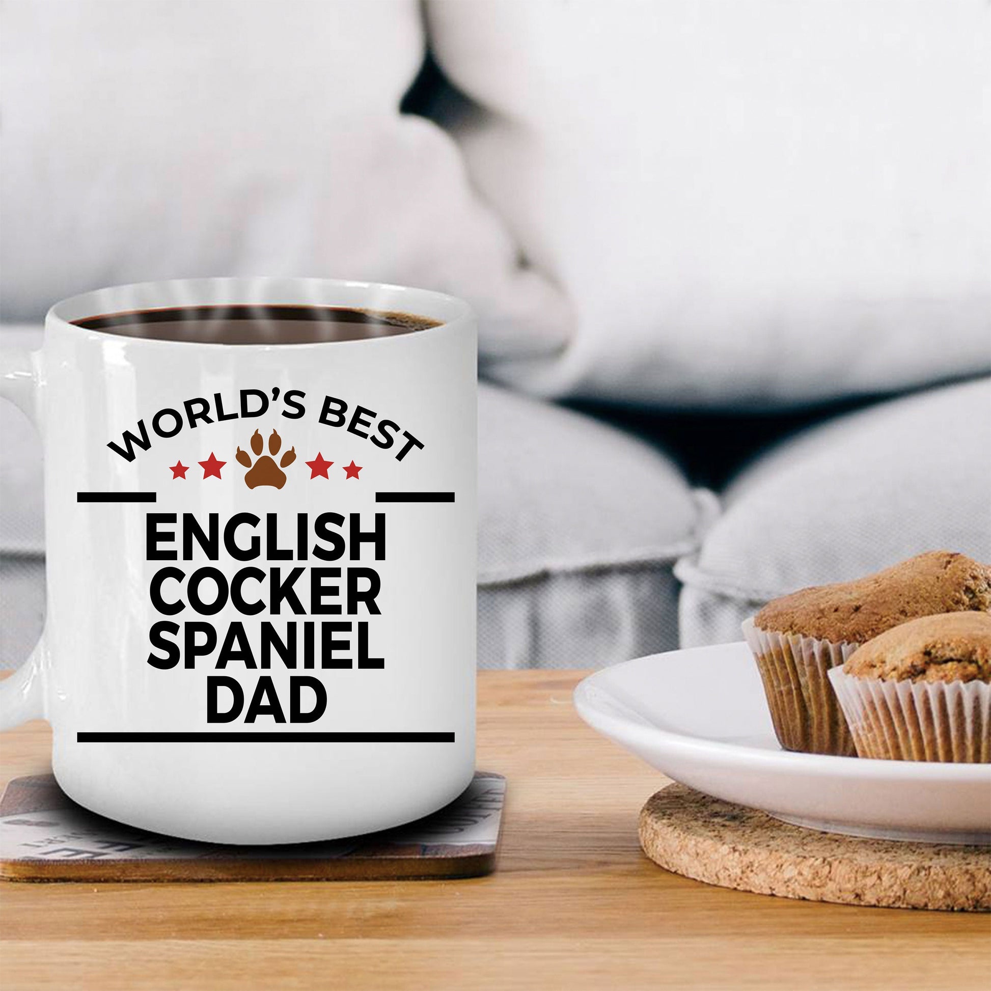 English Cocker Spaniel Dog Dad Mug - Mallard Moon Gift Shop