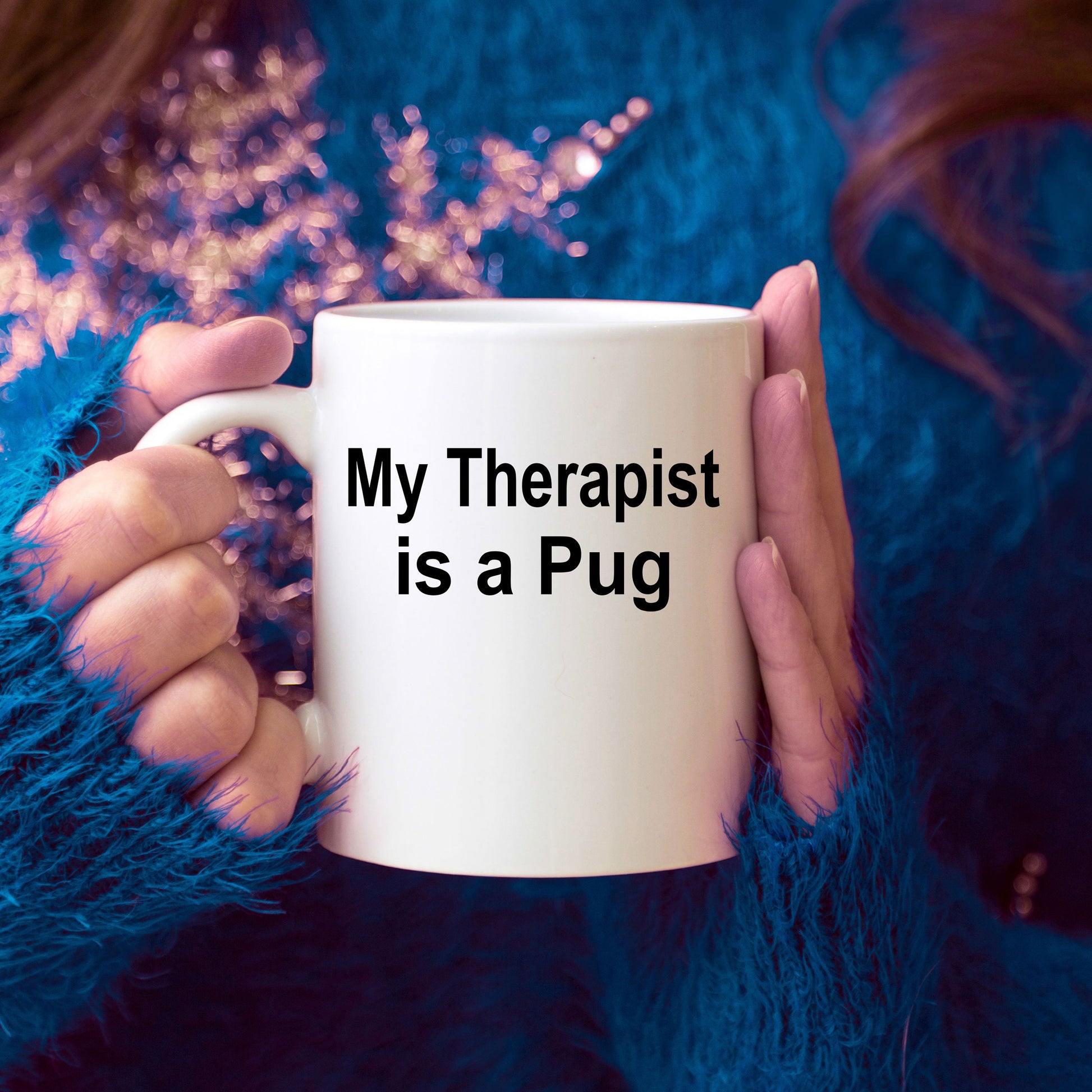 Pug Therapist Dog Mug - Mallard Moon Gift Shop