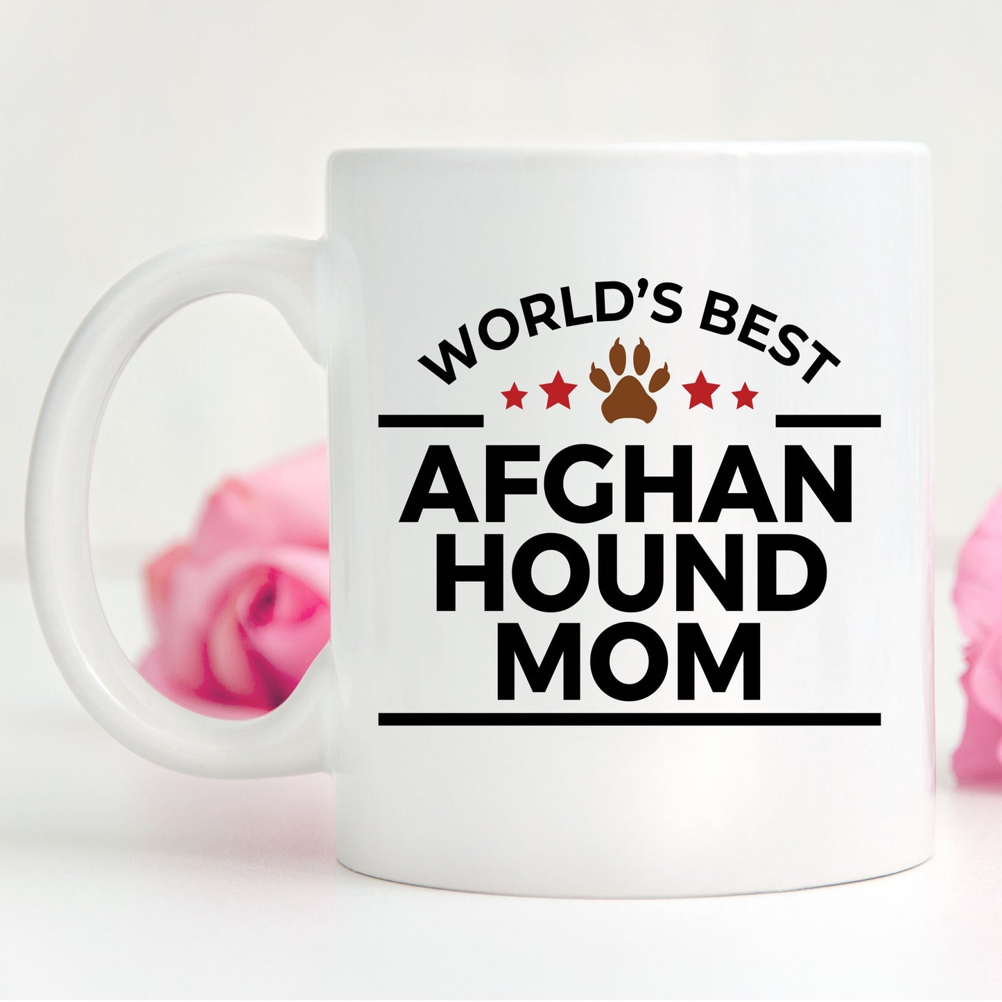 Afghan Hound Dog Mom Mug - Mallard Moon Gift Shop