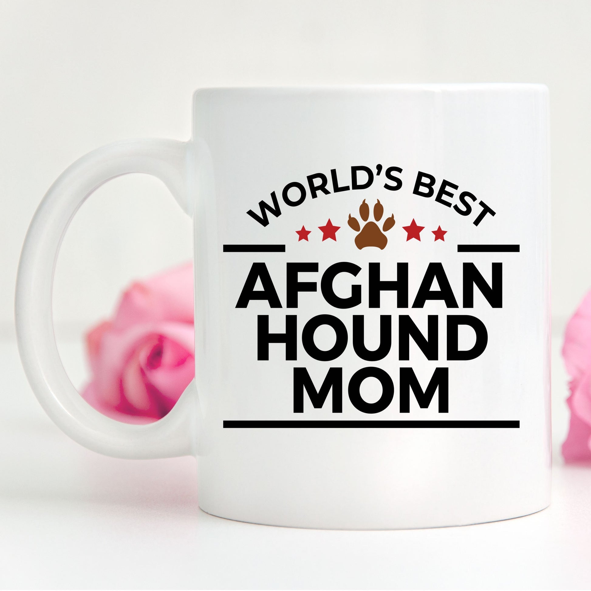 Afghan Hound Dog Mom Mug - Mallard Moon Gift Shop
