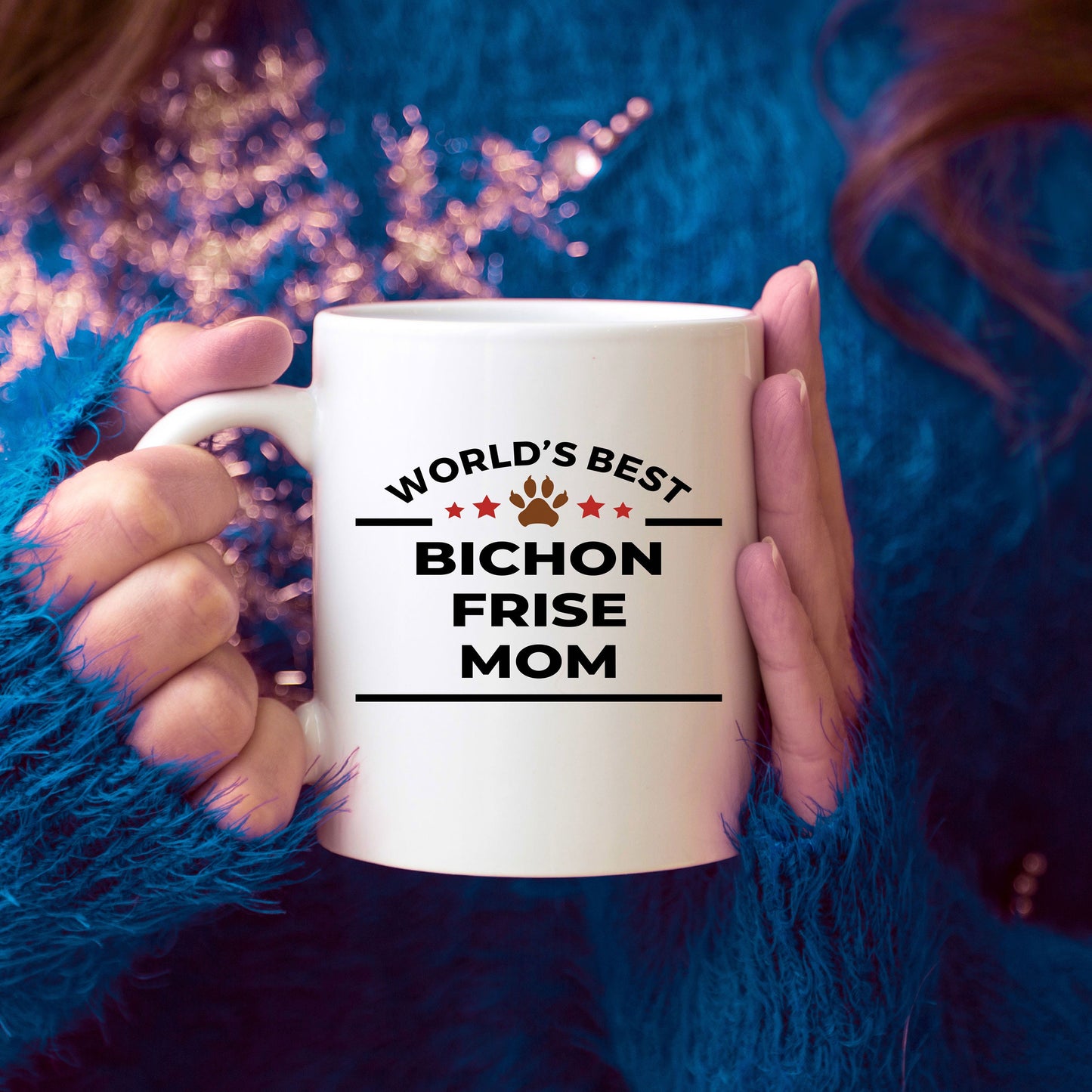 Bichon Frise Dog Mom Coffee Mug - Mallard Moon Gift Shop
