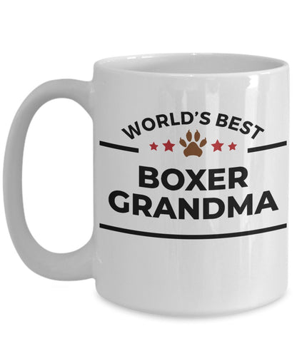 Boxer Dog Grandma Mug - Mallard Moon Gift Shop
