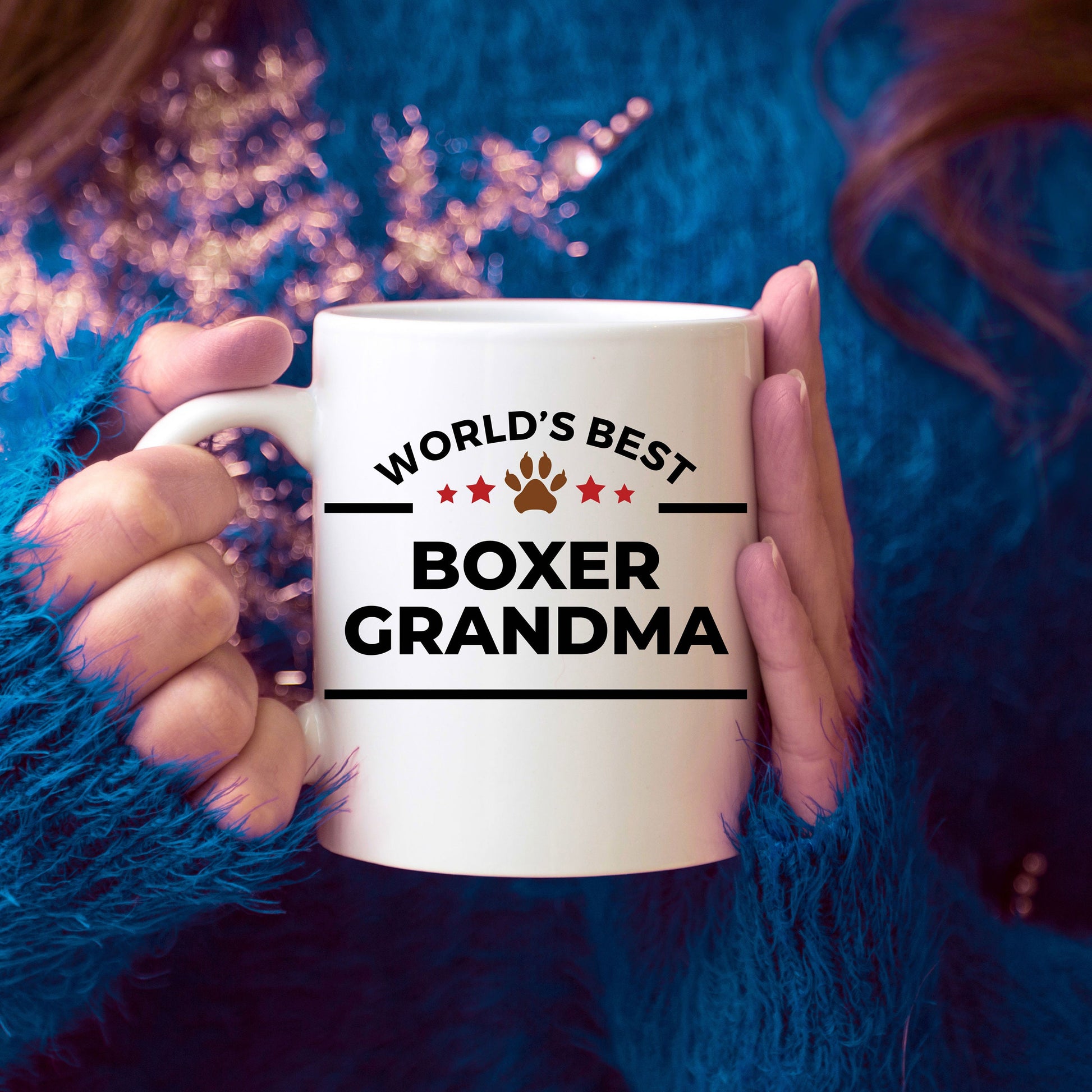 Boxer Dog Grandma Mug - Mallard Moon Gift Shop