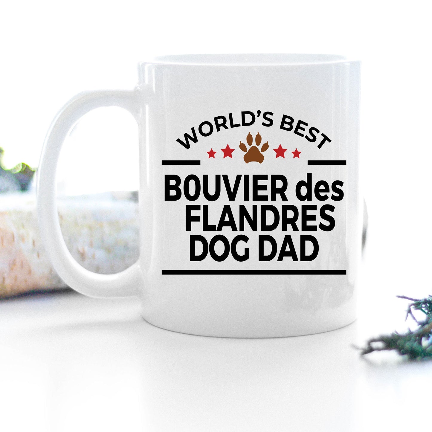 Bouvier des Flandres Dog Dad Mug - Mallard Moon Gift Shop