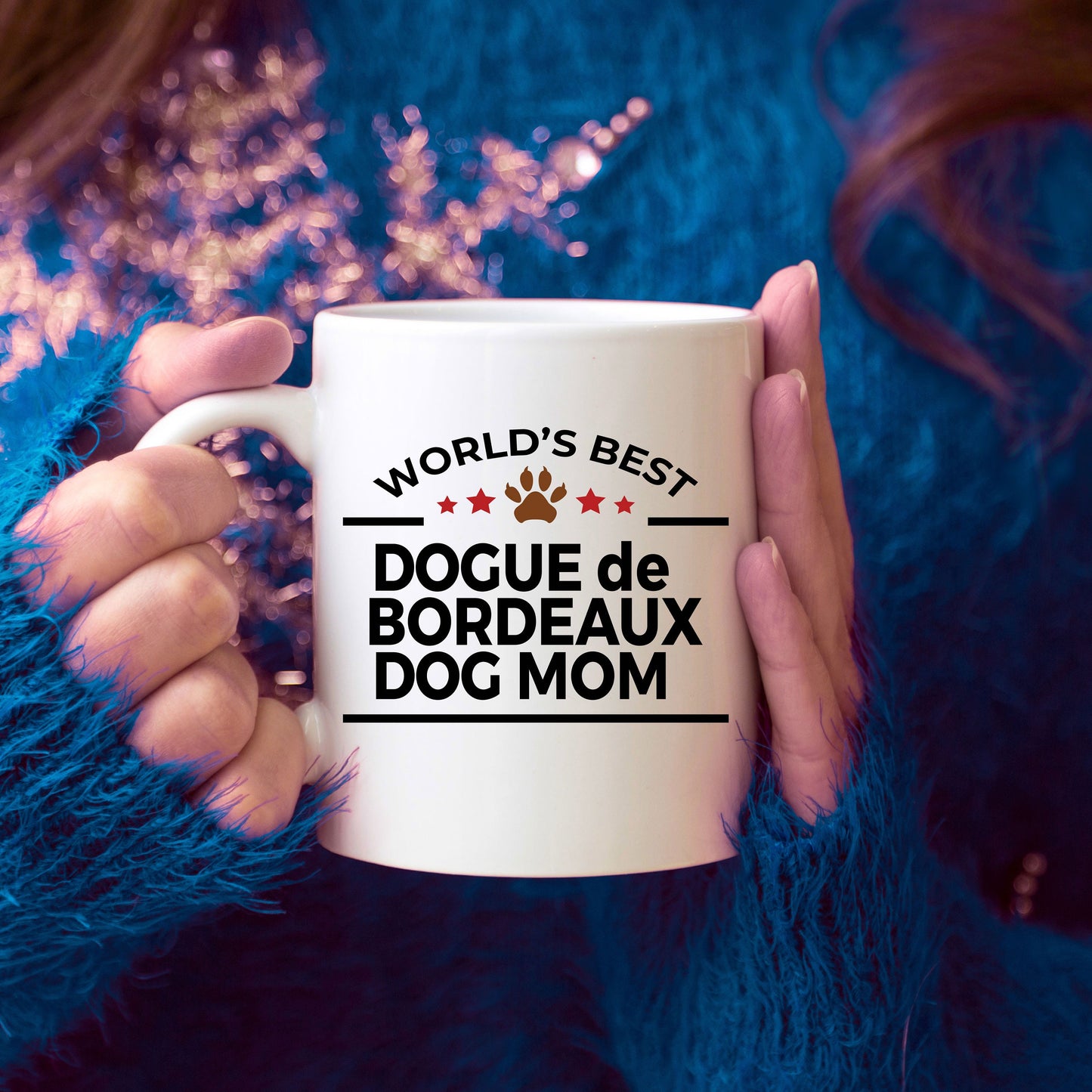 Dogue de Bordeaux Dog Mom Ceramic Coffee Mug - Mallard Moon Gift Shop