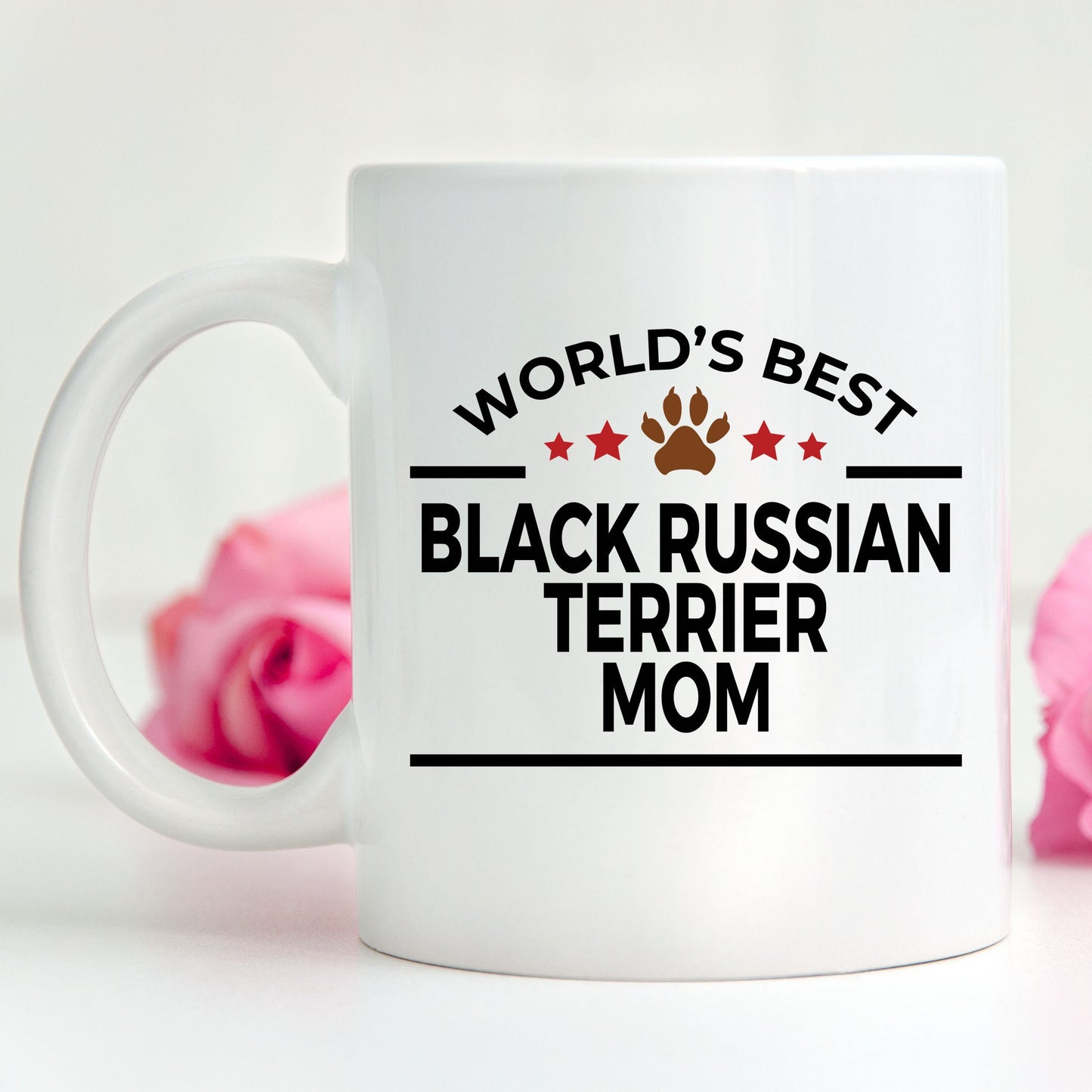Black Russian Terrier Dog Mom Mug - Mallard Moon Gift Shop