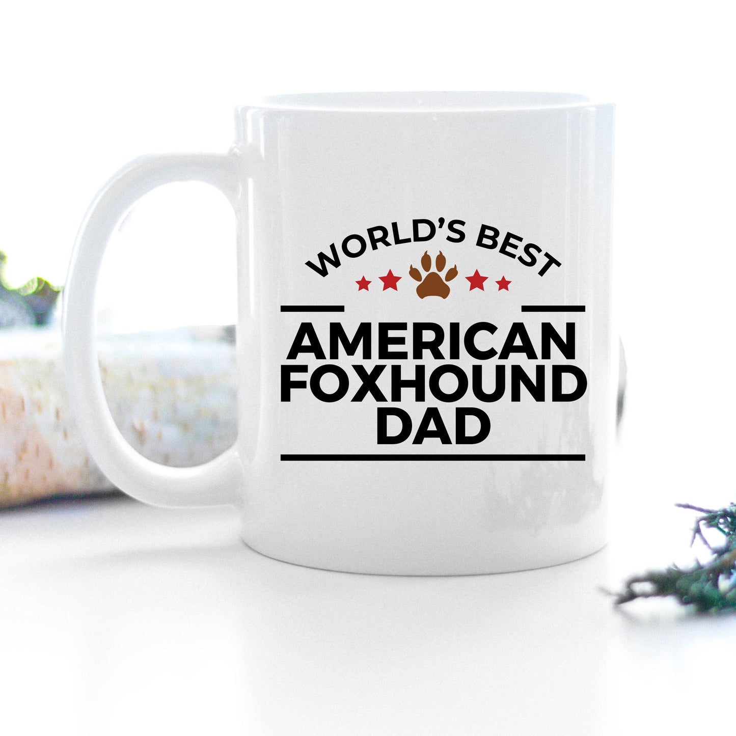 American Foxhound Dog Dad Mug - Mallard Moon Gift Shop
