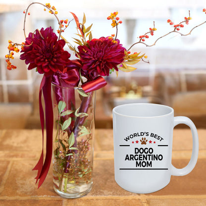 Dogo Argentino Dog Mom Coffee Mug - Mallard Moon Gift Shop