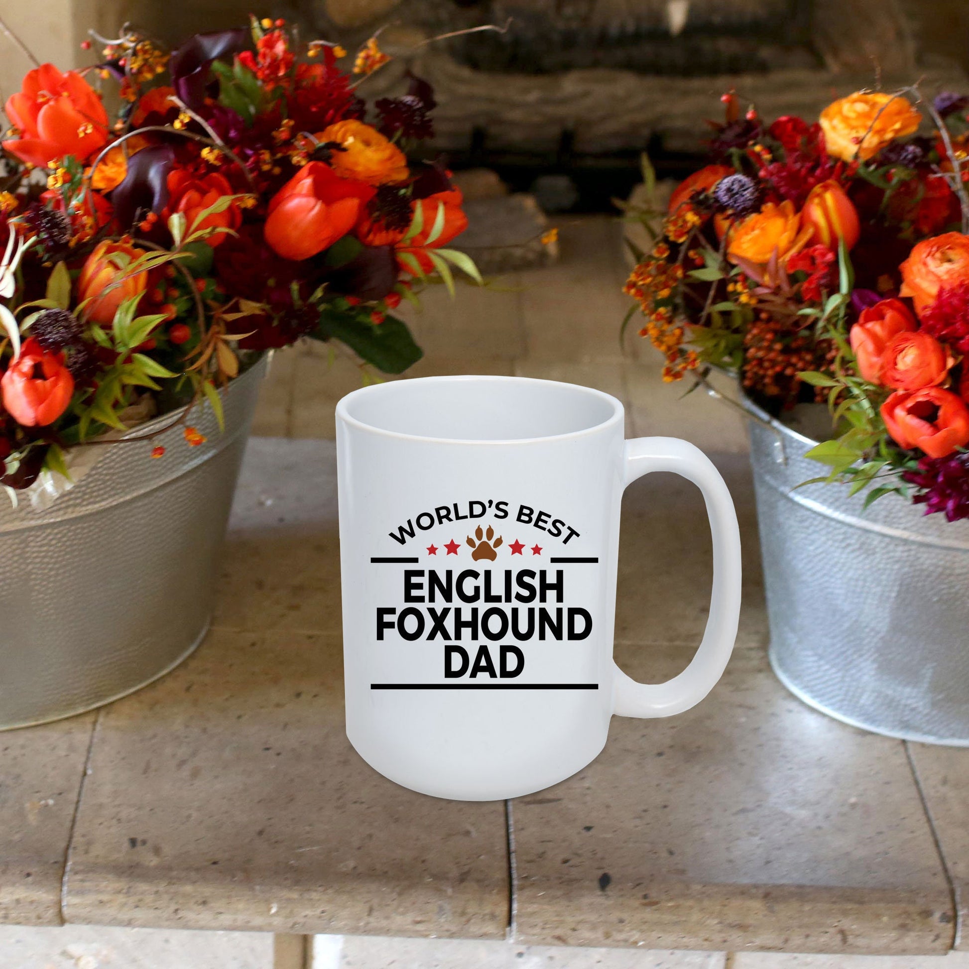 English Foxhound Dog Dad Mug - Mallard Moon Gift Shop