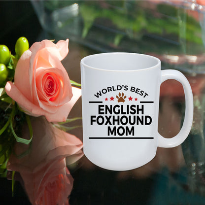 English Foxhound Dog Mom Coffee Mug - Mallard Moon Gift Shop