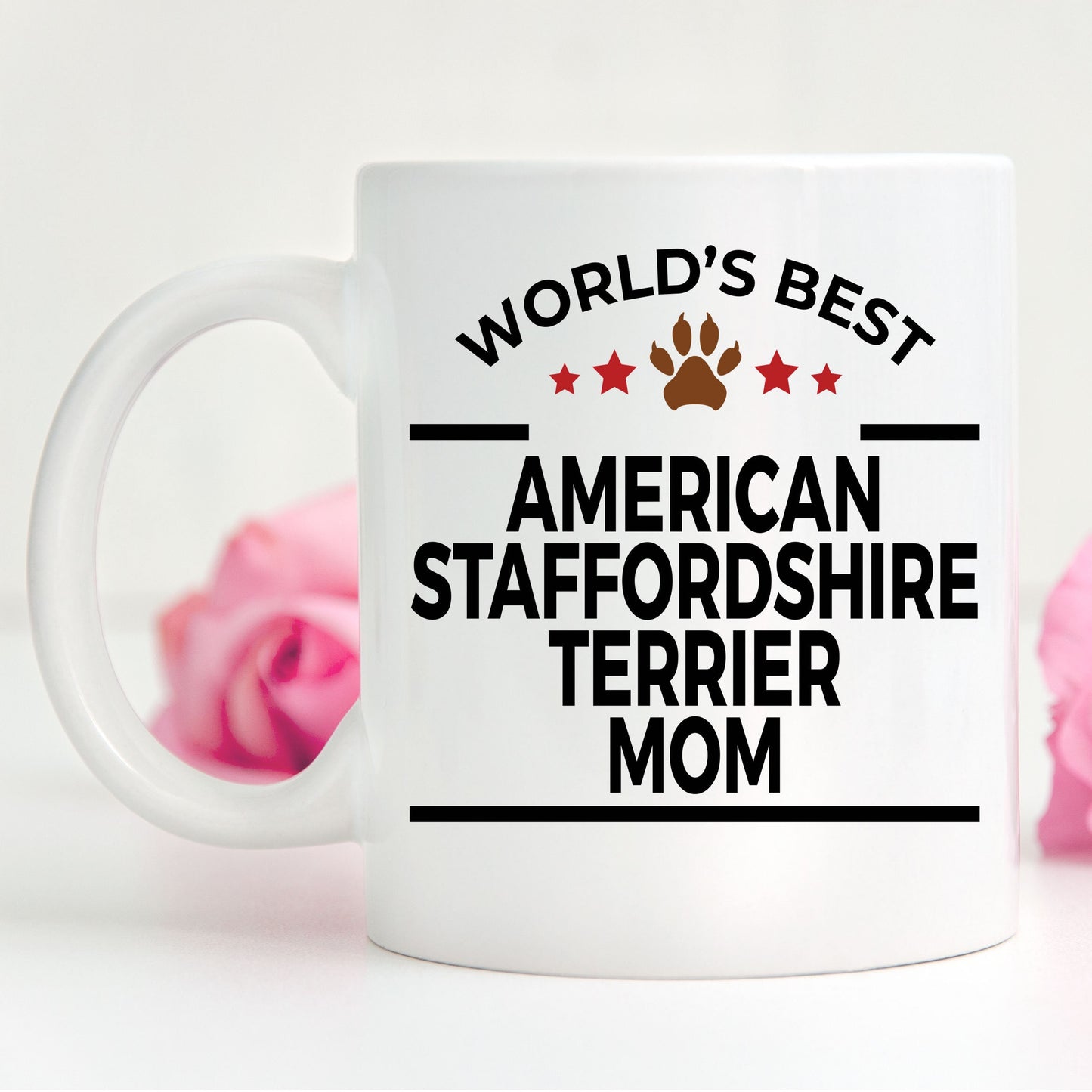 American Staffordshire Terrier Dog Mom Mug - Mallard Moon Gift Shop