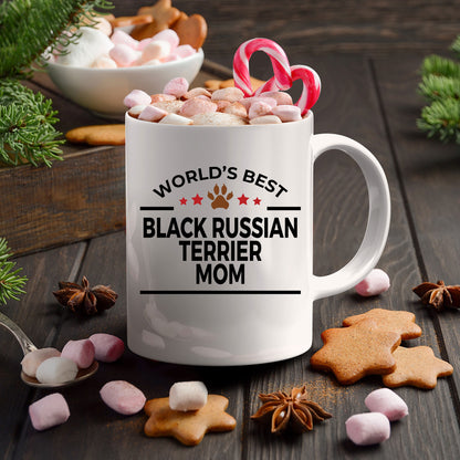 Black Russian Terrier Dog Mom Mug - Mallard Moon Gift Shop