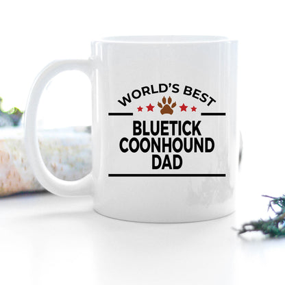 Bluetick Coonhound Dog Dad Mug - Mallard Moon Gift Shop