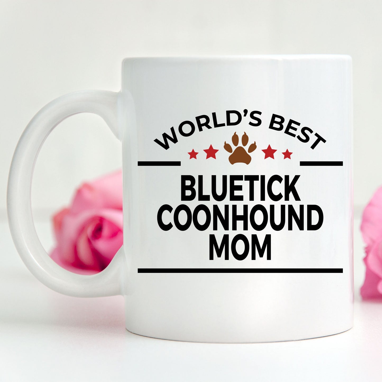 Bluetick Coonhound Dog Mom Mug - Mallard Moon Gift Shop