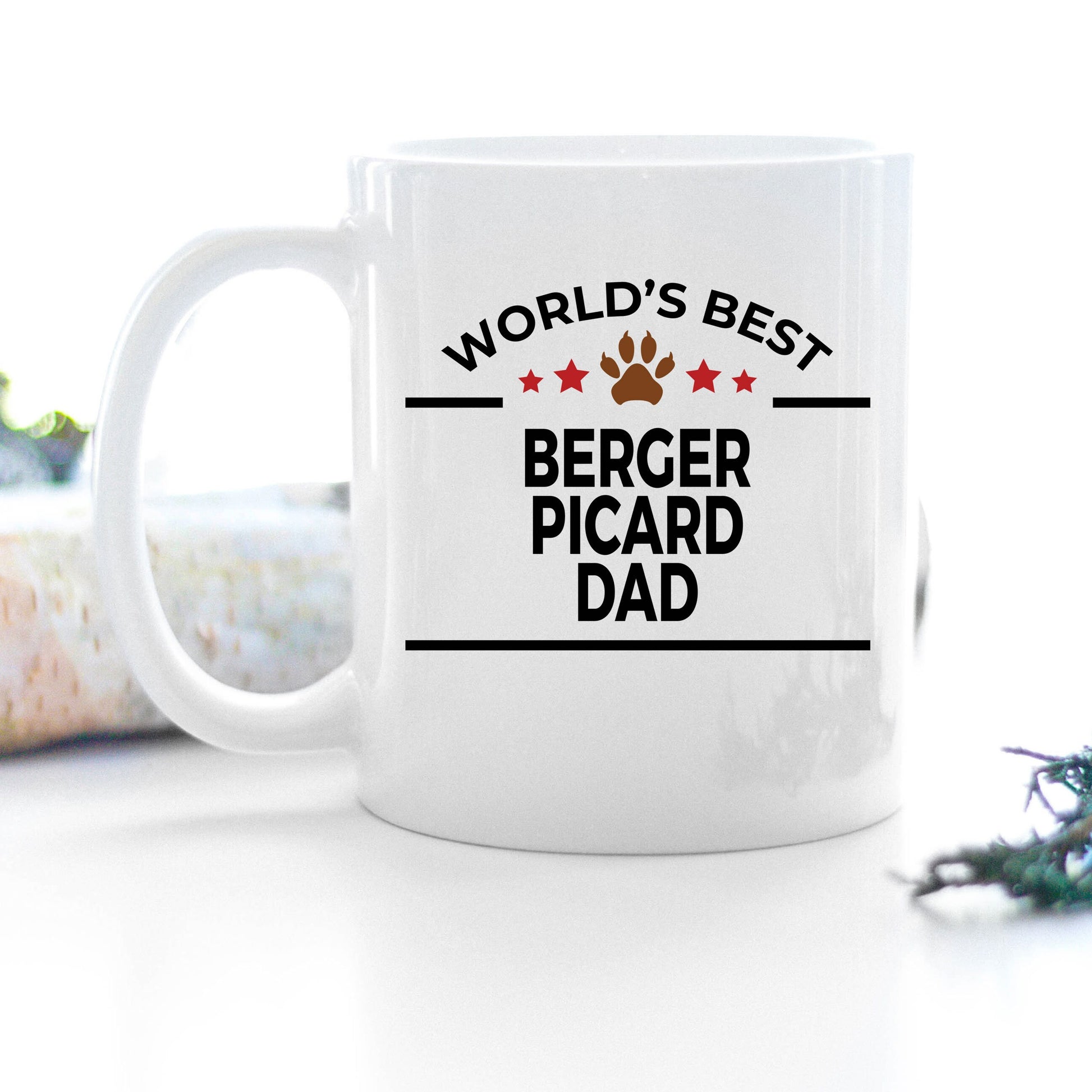 Berger Picard Dog Dad Mug - Mallard Moon Gift Shop