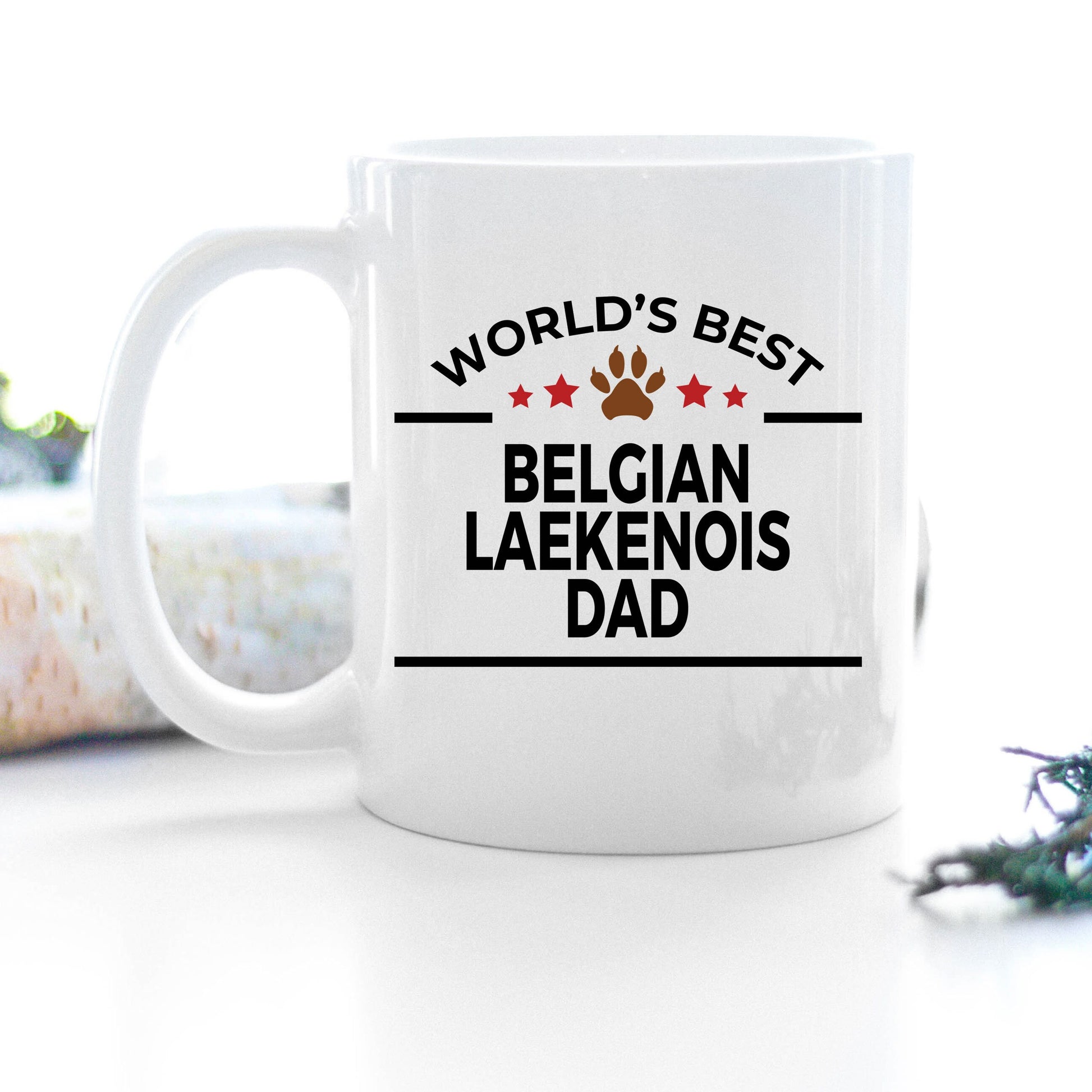 Belgian Laekenois Dog Dad Mug - Mallard Moon Gift Shop