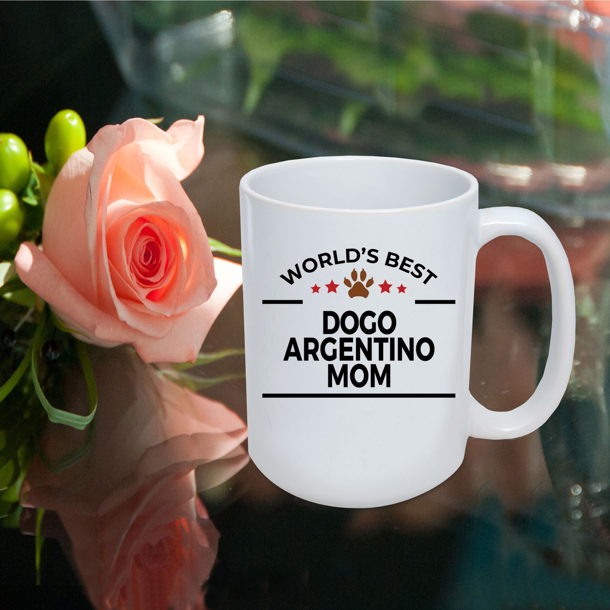 Dogo Argentino Dog Mom Coffee Mug - Mallard Moon Gift Shop
