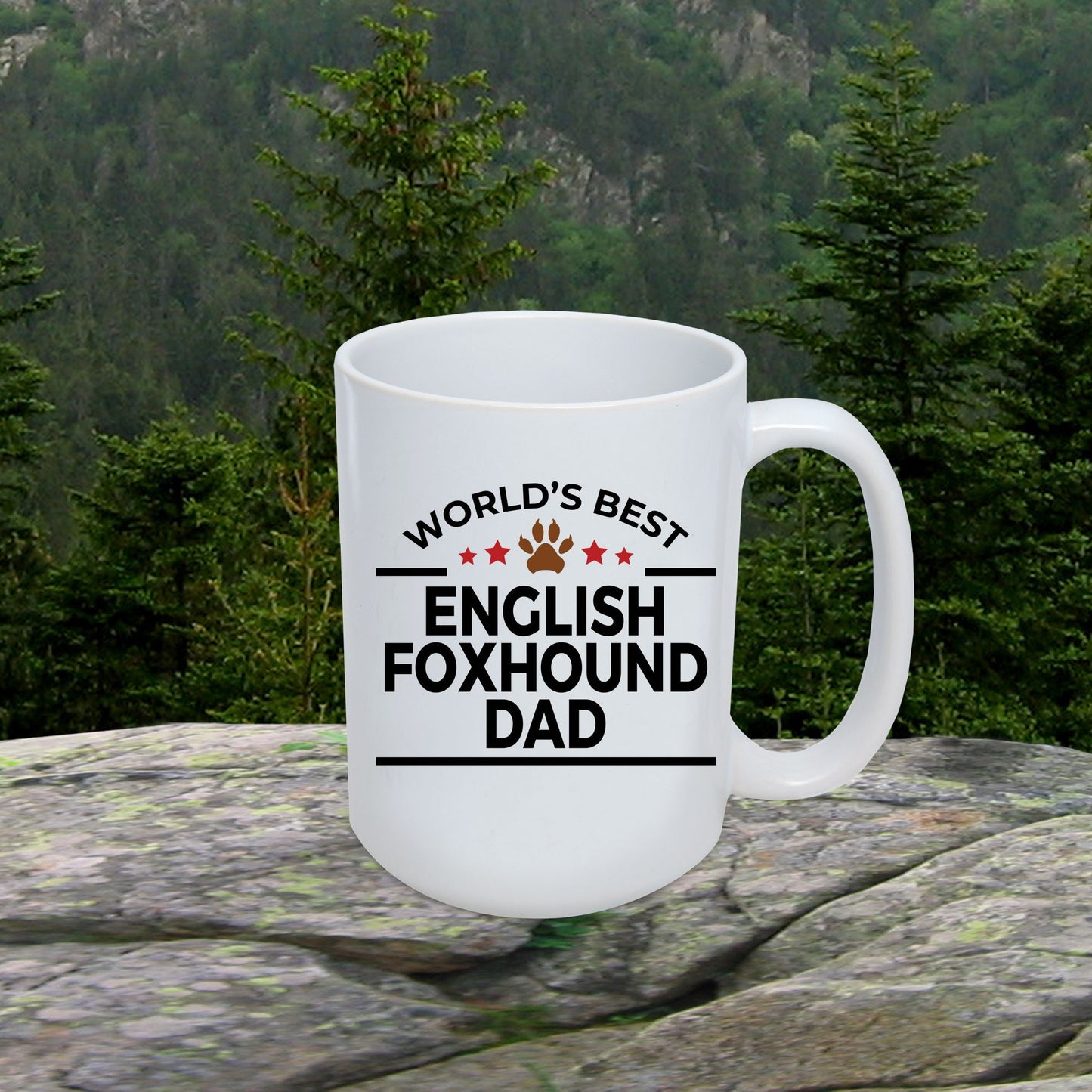 English Foxhound Dog Dad Mug - Mallard Moon Gift Shop