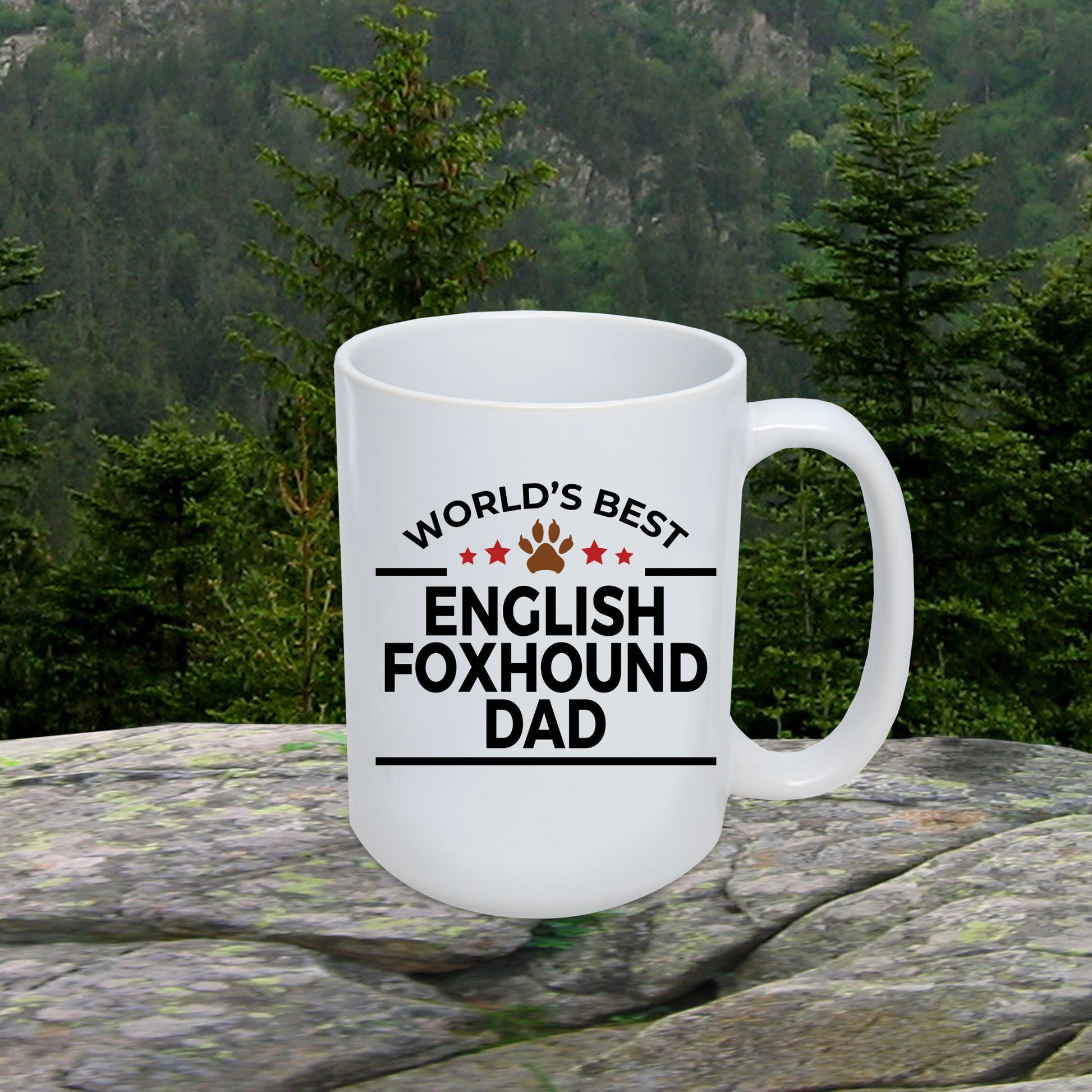 English Foxhound Dog Dad Mug - Mallard Moon Gift Shop