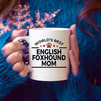 English Foxhound Dog Mom Coffee Mug - Mallard Moon Gift Shop
