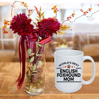 English Foxhound Dog Mom Coffee Mug - Mallard Moon Gift Shop