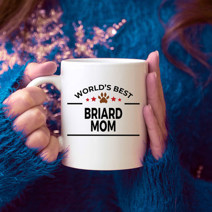 Briard Dog Mom Coffee Mug - Mallard Moon Gift Shop