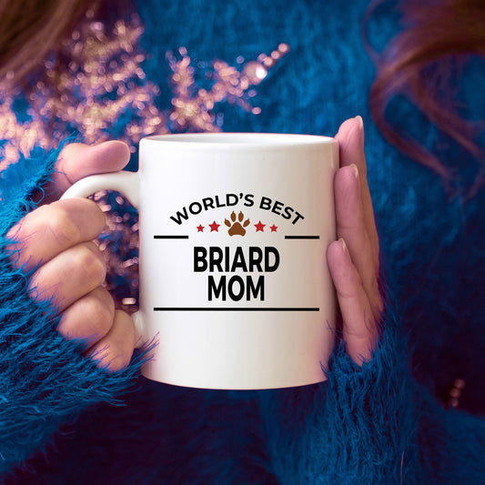 Briard Dog Mom Coffee Mug - Mallard Moon Gift Shop