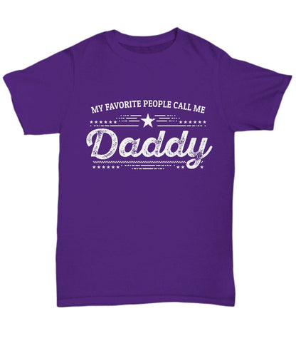 Daddy unisex t-shirt - gift for Father's Day - Mallard Moon Gift Shop