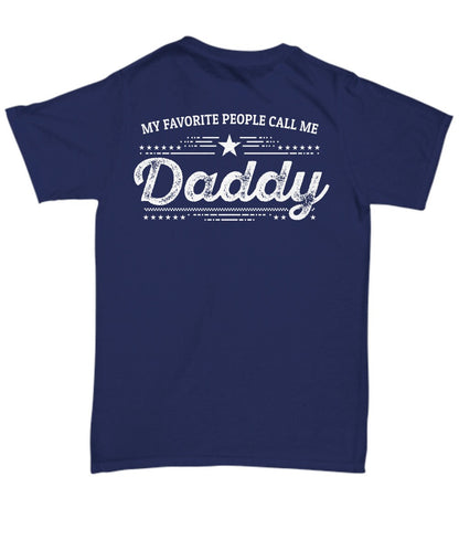 Daddy unisex t-shirt - gift for Father's Day - Mallard Moon Gift Shop
