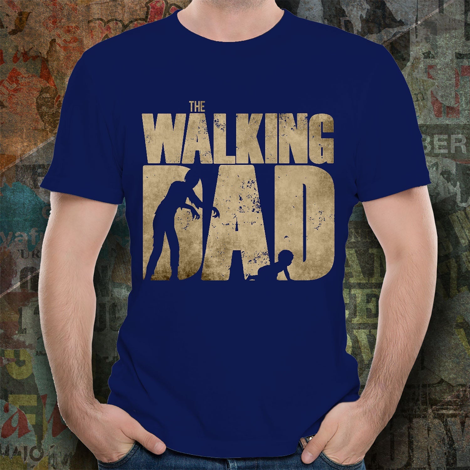 Funny Father's DayT shirt - The Walking Dad - Mallard Moon Gift Shop