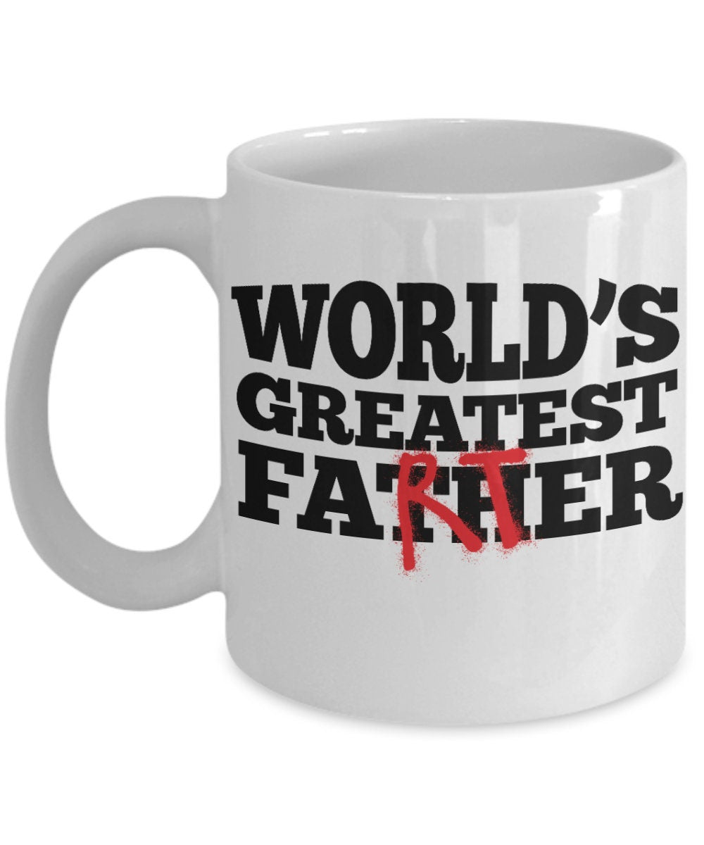 Funny Dad Mug - World's Greatest Farter - Father's Day Gift - Dad Joke - Gag Gift - Mallard Moon Gift Shop