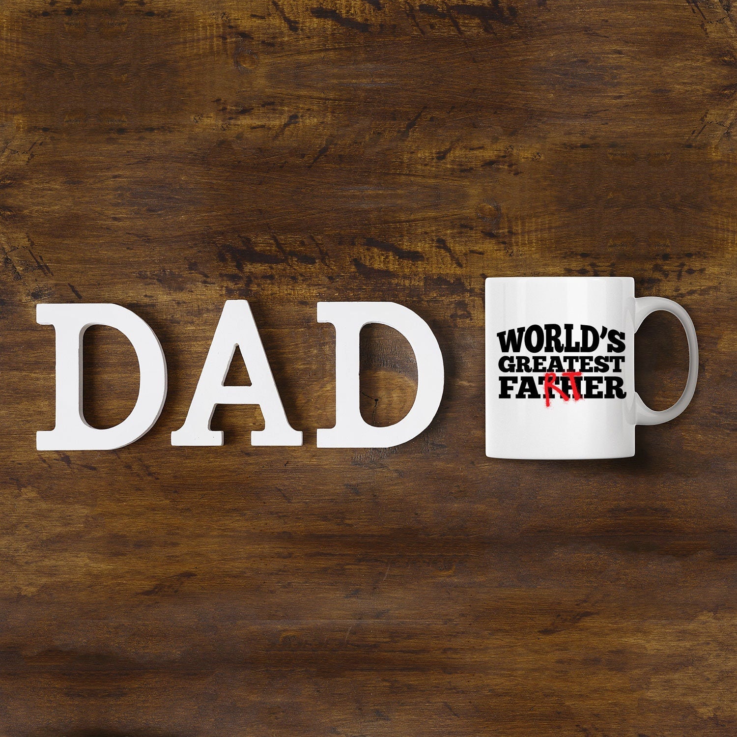 Funny Dad Mug - World's Greatest Farter - Father's Day Gift - Dad Joke - Gag Gift - Mallard Moon Gift Shop