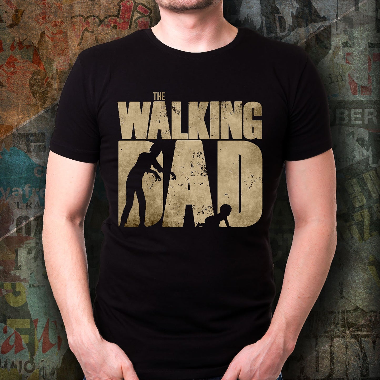 Funny Father's DayT shirt - The Walking Dad - Mallard Moon Gift Shop