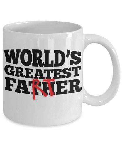 Funny Dad Mug - World's Greatest Farter - Father's Day Gift - Dad Joke - Gag Gift - Mallard Moon Gift Shop