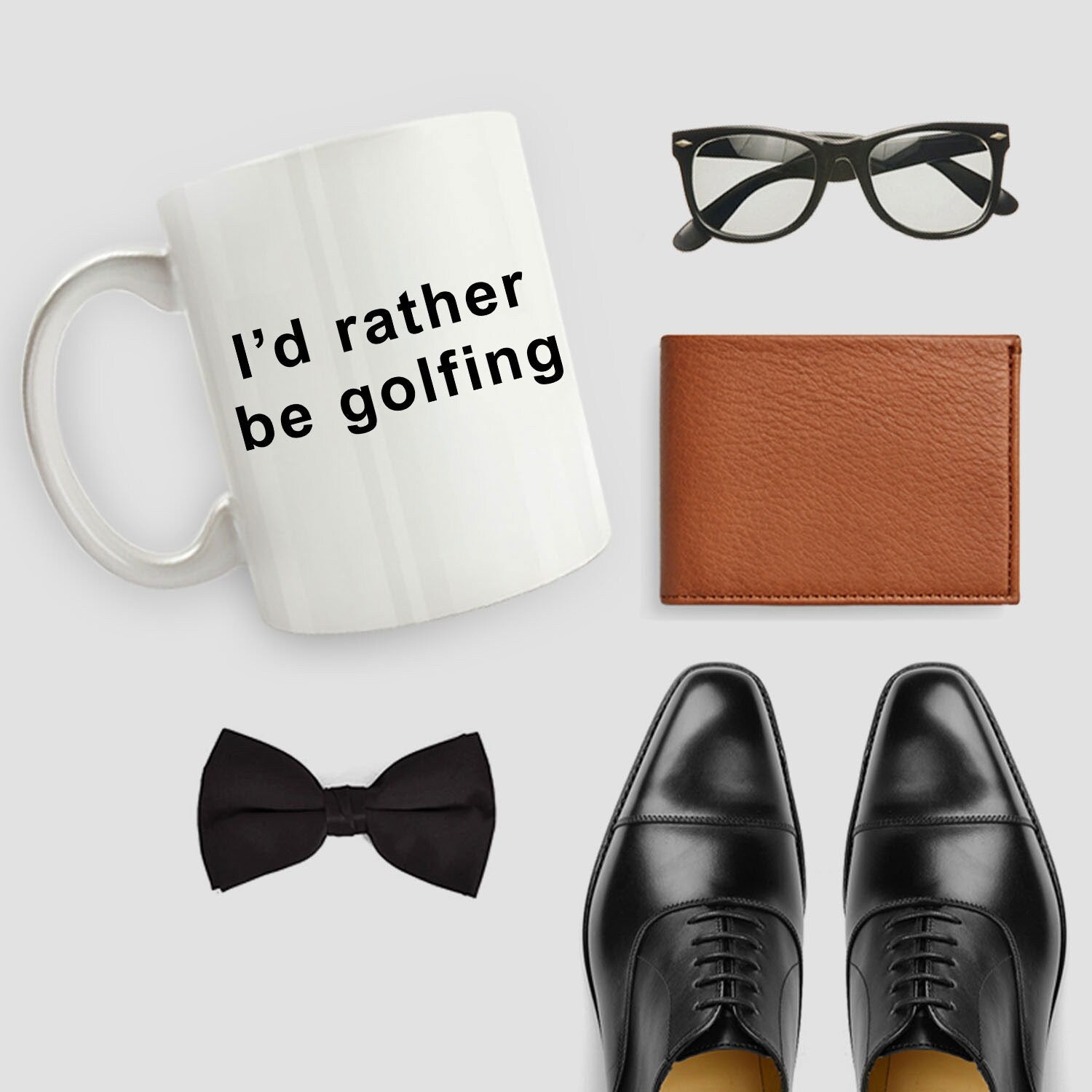 Funny golfer Mug - I'd Rather Be Golfing - Mallard Moon Gift Shop