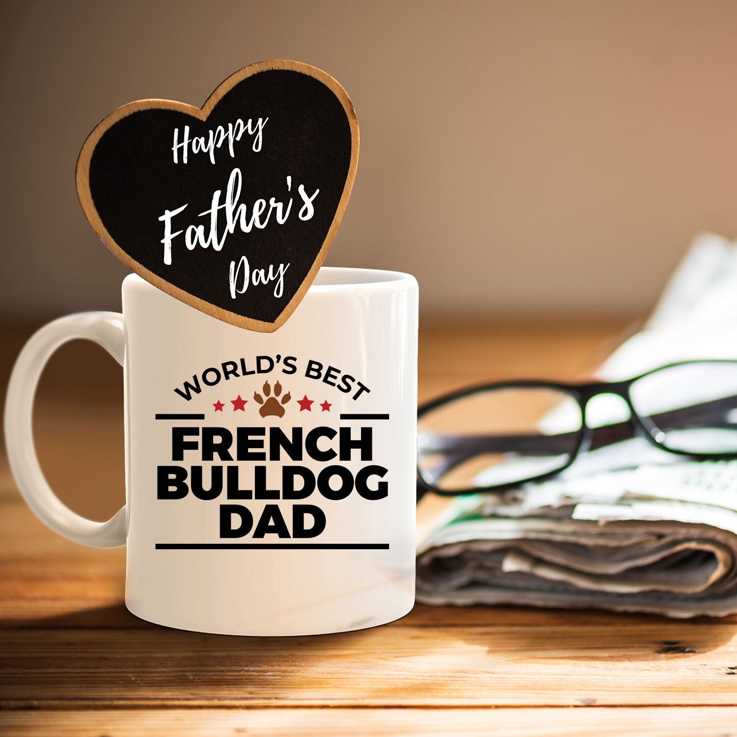 French Bulldog Dad Mug - Mallard Moon Gift Shop