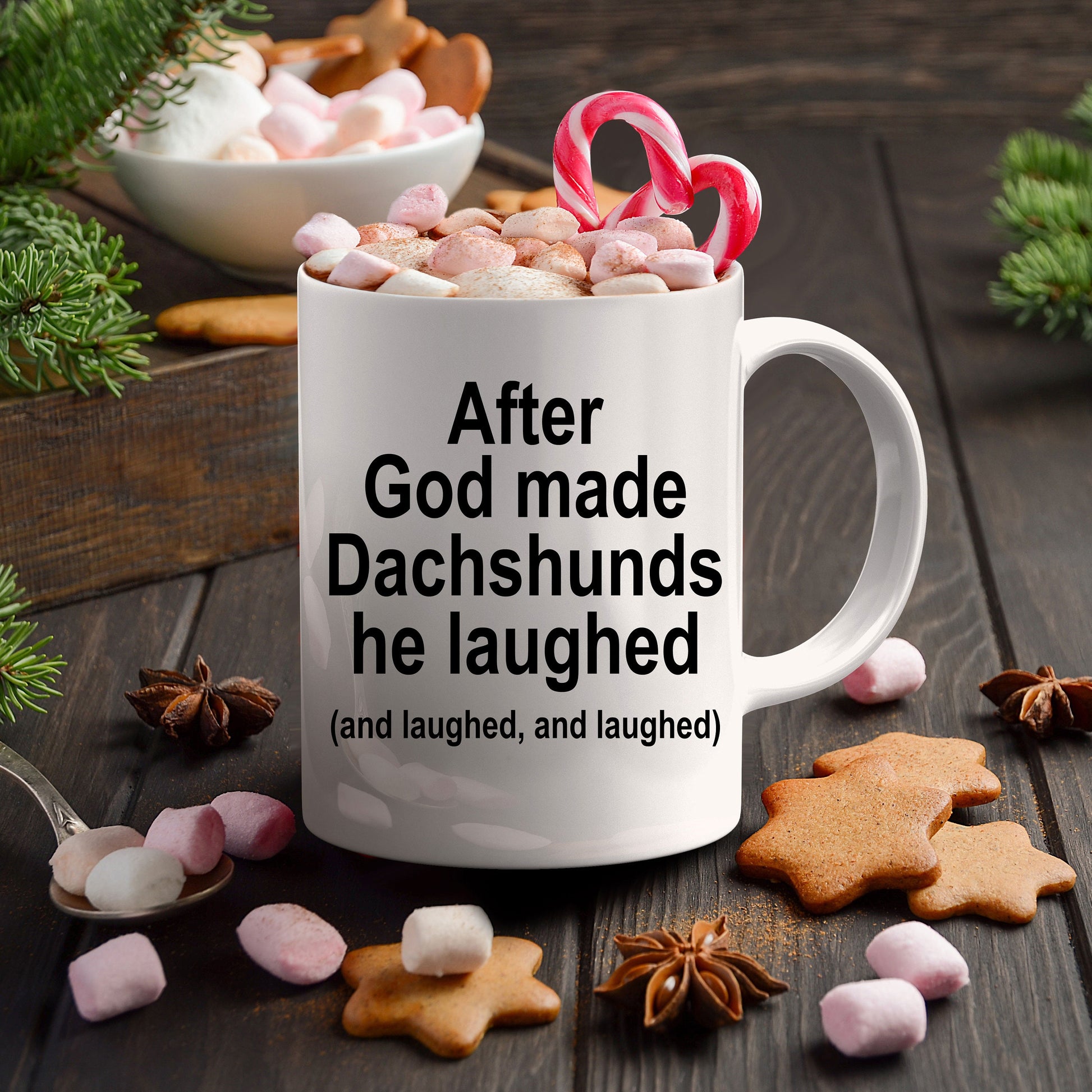 Dachshund Dog Joke Coffee Mug - Mallard Moon Gift Shop