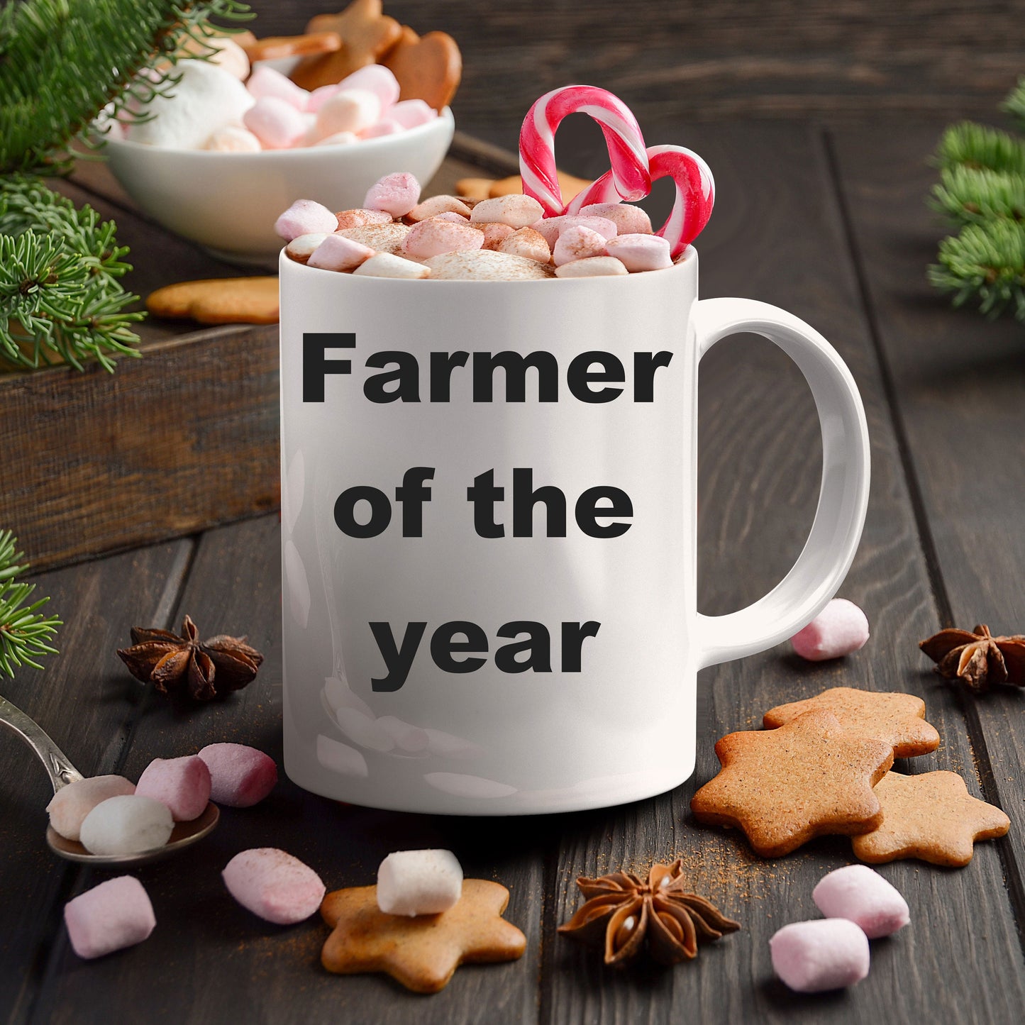 Farmer gift - Farmer of the Year funny coffee mug - Mallard Moon Gift Shop